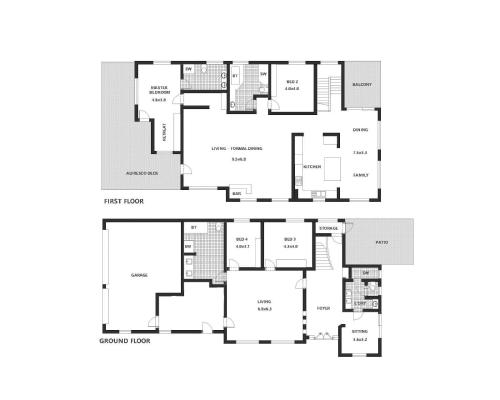 Plano de Shellharbour Poolside Escape