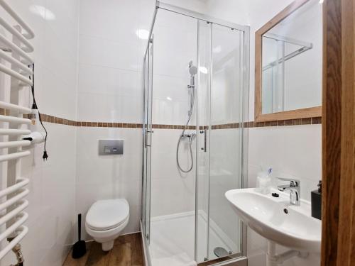 Kúpeľňa v ubytovaní Apartament Warszawa Centrum Helvetia Plus