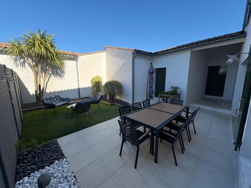 Balcone o terrazza di Charmante maison de Gros-Jonc
