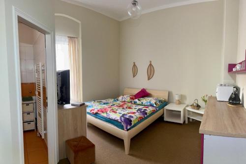 Postel nebo postele na pokoji v ubytování Golden X Cross