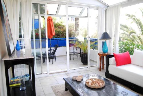 Ruang duduk di Paradise Essaouira Appartement
