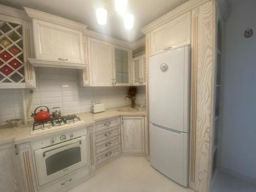 Dapur atau dapur kecil di Nika Apartment