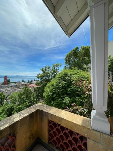 a view from the balcony of a house at Bellavista in Neuchâtel
