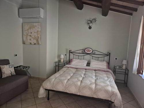 Postel nebo postele na pokoji v ubytování Villa Bigio