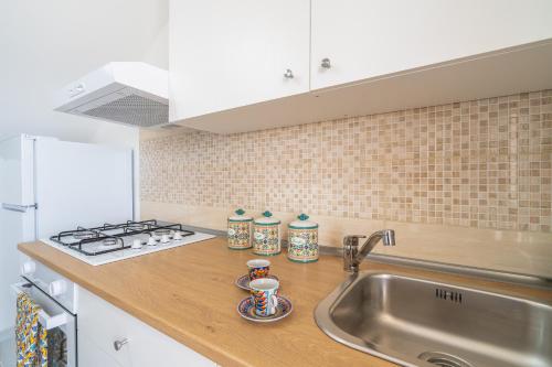 Η κουζίνα ή μικρή κουζίνα στο Il Paguro