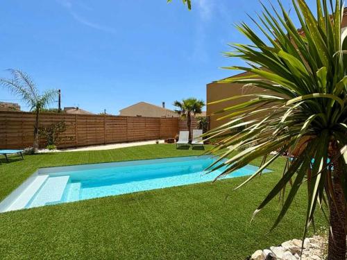 Valras-Loc Villa Familiale avec Piscine
