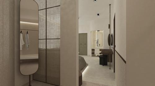 Koupelna v ubytování Athiri Santorini Hotel