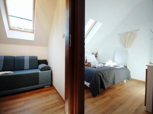 Χώρος καθιστικού στο Terraced house for 5 people, Mielenko