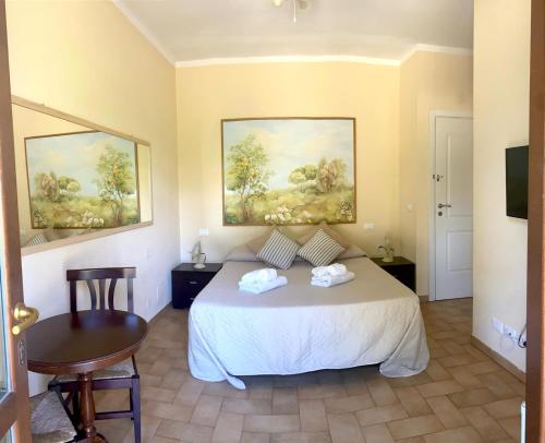 El Molino Agriturismoにあるベッド
