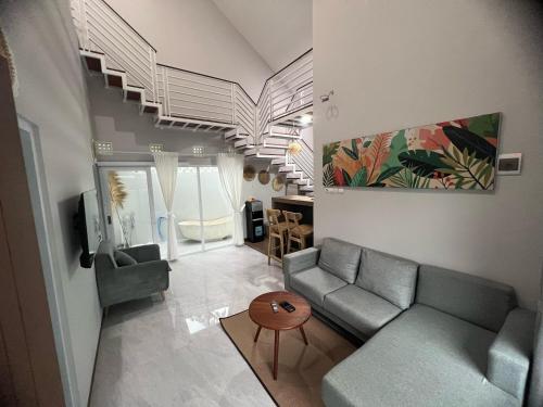 Zona de estar de Smooth Villas