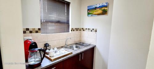 Mountain View Guesthouseにあるキッチンまたは簡易キッチン