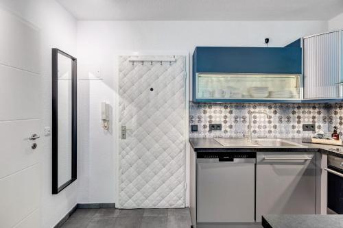 Dapur atau dapur kecil di Lüttke Stoben Am Steinhuder Meer