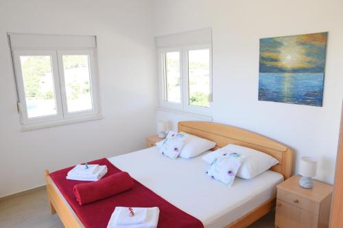Postel nebo postele na pokoji v ubytování Villa Luger 2. Stock