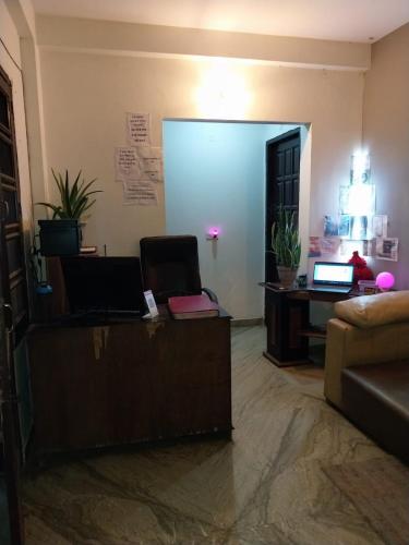 Coin salon dans l'établissement Hotel Shubham Residency