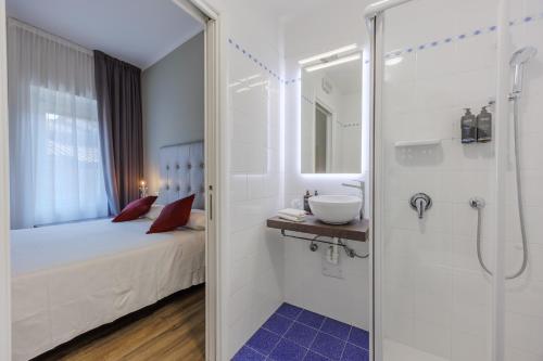 Koupelna v ubytování Hotel Degli Oleandri
