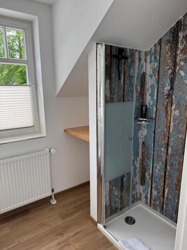 Koupelna v ubytování Hotel meerblau