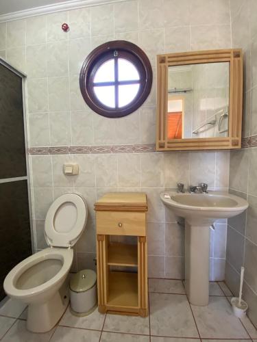 Koupelna v ubytování HOTEL VELHA CORTE