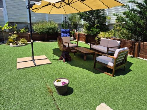 Zahrada ubytování Villa Marguy - 100 m de l'Océan