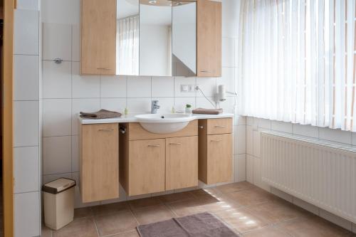 Dapur atau dapur kecil di Hotel Brinkum - Garni