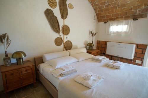 Cama o camas de una habitación en Villa Fonteintanata