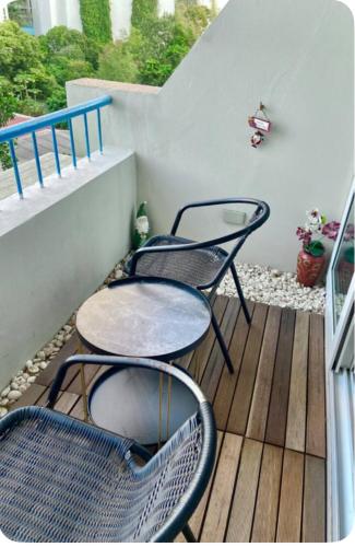 Balcone o terrazza di Amazing Cozy Seaview condo