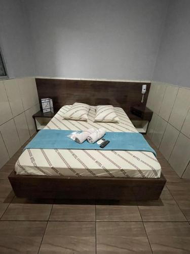 Postel nebo postele na pokoji v ubytování Hotel xandu-proximo arena corinthians