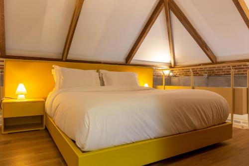 Ein Bett oder Betten in einem Zimmer der Unterkunft Casa Rosada