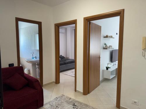 Koupelna v ubytování Orkidea Apartments