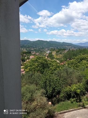 a view from the side of a building with trees at Belvedere di Caiazzo in Caiazzo