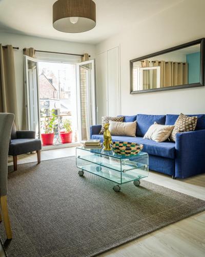 Blue Ocean, centre ville, cuisine séparée, accueille jusqu'à 3 personnes