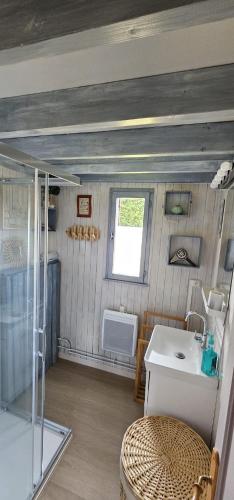 Ένα μπάνιο στο Le Chalet Fiolant