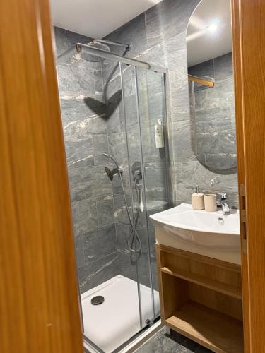Koupelna v ubytování Stari Hrast Apartmani