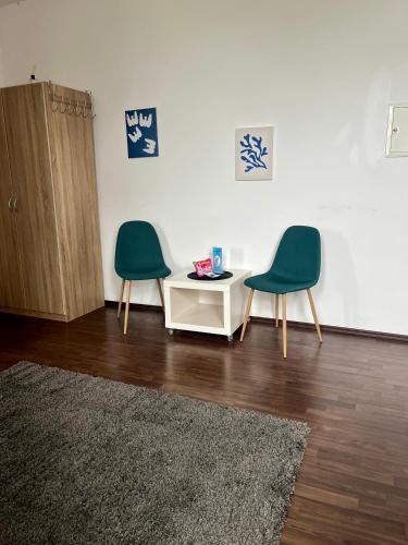 พื้นที่นั่งเล่นของ Großes 1 Zimmer Apartment