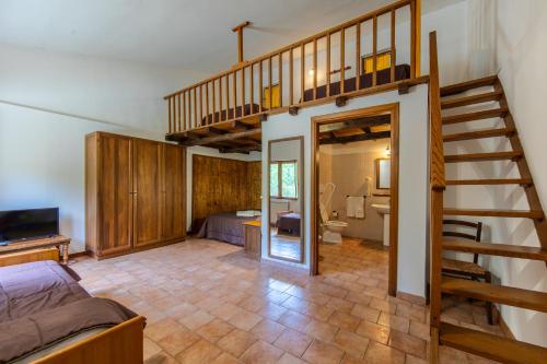 Postel nebo postele na pokoji v ubytování Agriturismo La Ferrera