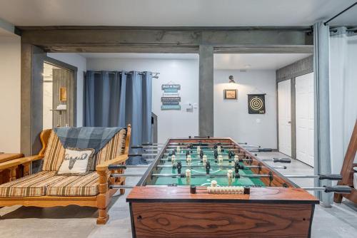 Χώρος καθιστικού στο Chalet Wapiti
