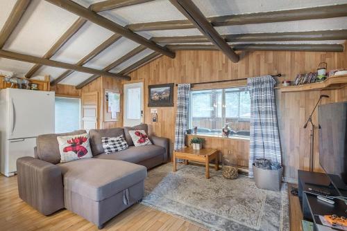 Χώρος καθιστικού στο Chalet Wapiti