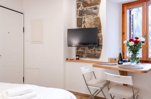 TV a/nebo společenská místnost v ubytování Suite Exclusive Room