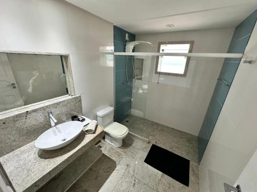 Bilik mandi di Casa Com Vento