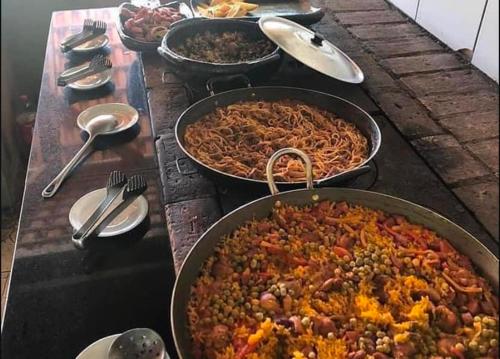 Makanan di atau berdekatan lodge