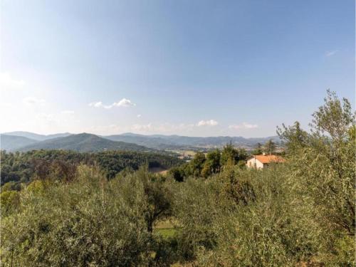 a view of the hills and trees in the foreground at Charming House in Umbria with Pool in Monte Castelli