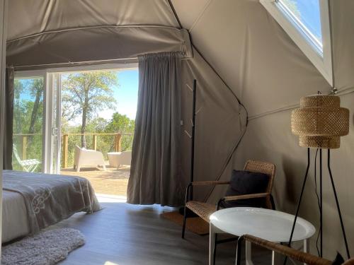 Private Intimate Dome with Outdoor Deck and Views in Portugal