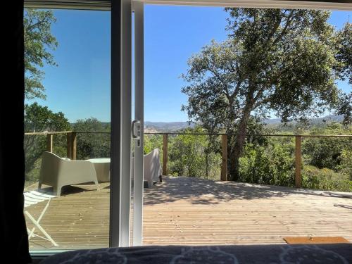 Private Intimate Dome with Outdoor Deck and Views in Portugal