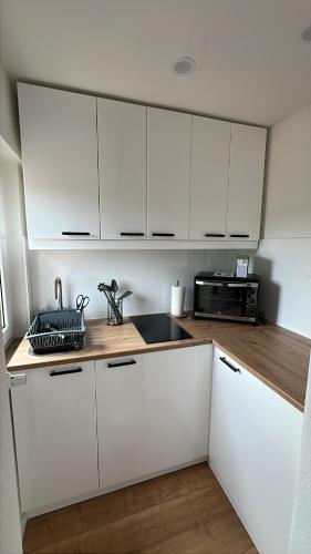 Kuchyň nebo kuchyňský kout v ubytování Apartment Tas