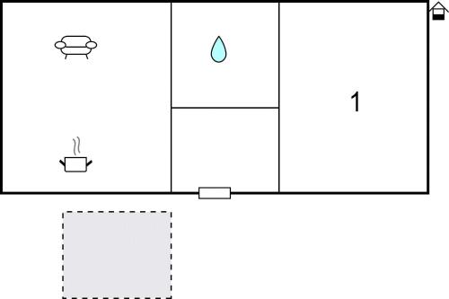 a schematic diagram of the interaction of the two phases of a reaction at One-Bedroom Holiday Home In Zminj in Žminj