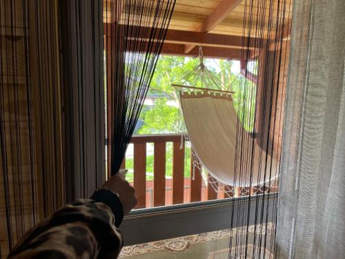 Balkoni atau teres di Карпатський котедж Karpatian cottage