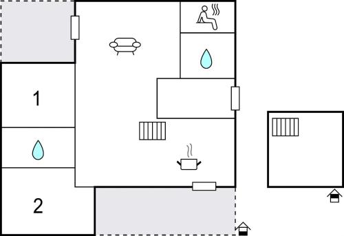 a schematic diagram of the experimental apparatus at Nice Home In Lembruchdümmer See in Lembruch