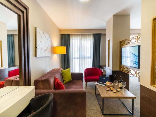 Χώρος καθιστικού στο ibis Styles Istanbul Bomonti