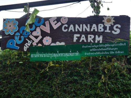 Certifikát, hodnocení, plakát nebo jiný dokument vystavený v ubytování Muangkham Peaceandlove Farm