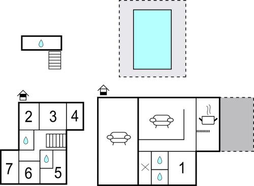 a block diagram of a periodic table with numbers and equations at Mas Melusine in Caderousse