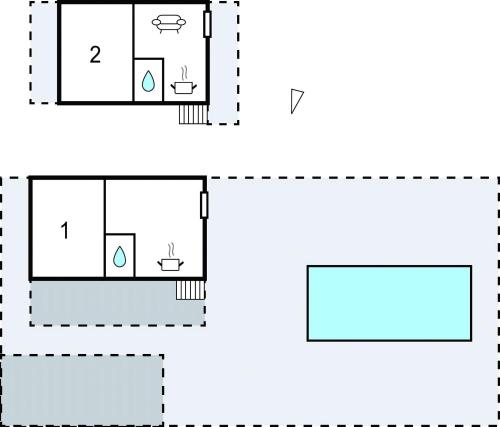 Gorgeous Home In Stonの見取り図または間取り図